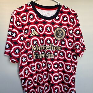 NYCFC Adidas Jersey Navy red training